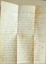 CADYVILLE NEW YORK 1855 COVER TO LEWISTON MAINE WITH SCOTT #11 AND LETTER - POSTAL HISTORY