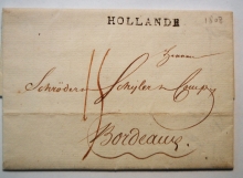 holland-1808-stampless-folded-letter-to-bordeaux-france