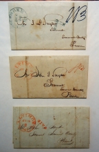 baltimore-maryland-stampless-folded-letters-to-somerset-maryland