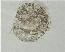 italy-comune-di-felonica-handstamp-on-stampless-folded-local-province-of-mantova-letter