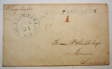 milledgeville-georgia-1852-stampless-folded-letter-with-paid-3-cts-mark