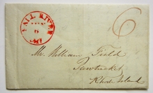 fall-river-massachusetts-1845-stampless-folded-letter-to-pawtucket-rhode-island