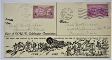 massachusetts/ohio-1938-souvenir-cover-reinactment-of-wagon-train-east-to-west