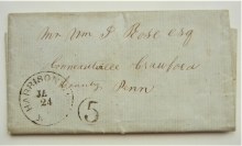 harrisonville-missouri-1853-stampless-folded-letter-re-western-emigration