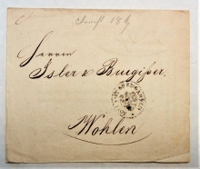 zurich-switzerland-1843-customs-inspection-mark-on-form-for-goods-to-wohlen