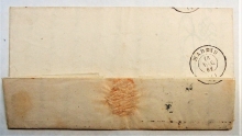 ecija-spain-1864-stampless-folded-letter-to-madrid-with-stamp-added