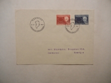 narssaq-greenland-niels-bohr-first-day-cover-scott-66-67