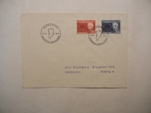 narssaq-greenland-niels-bohr-first-day-cover-scott-66-67