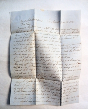 dartmouth-massachusetts-1852-manuscript-postmark-stampless-folded-quaker-letter-to-portsmouth-new-hampshire