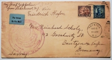 Zeppelin-postal-history-cover-Lakehurst-to-Friedrichshafen-August-1929-around-the-world-flight
