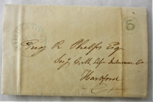 middletown-connecticut-1847-stampless-folded-lettter-to-hartford