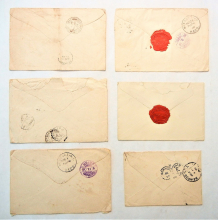 Japan-lot-of-15-1800s-covers-sent-from-Japan-and-Japanese-occupied-formosa-to-united -states