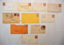 united-states-lot-of-50-Scott-#65-and-varieties-on-cover