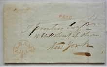 albany-new-york-1835-stampless-folded-letter-to-new-york-city