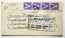 world-war-II-bomber-pilot-missing-in-action-postal-history-cover-san-jose-ca