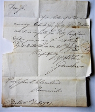 1829-stampless-folded-letter-gideon-snow-boston-dispensary-to-parker-cleaveland-bowdoin-college
