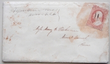 AGAWAM MASSACHUSETTS1859 COVER AND RELIGIOUS-THEME LETTER. SCOTT #25 STAMP - POSTAL-HISTORY
