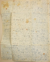 1841 AUBURN NEW YORK STAMPLESS COVER 