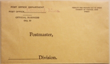 CONCORD MASSACHUSETTS POST OFFICE DEPARTMENT OFFICIAL BUSINESS COVER - POSTAL-HISTORY