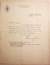 1916 MASSACHUSETTS SPEAKER & GOVERNOR CHANNING COX SIGNED 1916 LETTER - POLITICAL LETTER