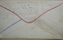 POSTAL HISTORY - CIVIL WAR ERA COVER FROM NEW YORK TO NEW WORCESTER MASSACHUSETTS