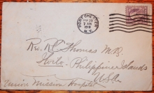 RARE PHILIPPINE ISLANDS BARR-FYKE POSTMARKS