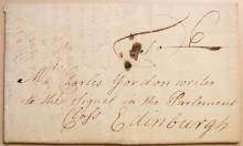 1767 LONDON ENGLAND TO PARLIAMENT EDINBURGH SCOTLAND LETTER - UK HISTORICAL DOCUMENT