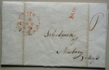 PORTSMOUTH-NH-NEWBURY-MA-POSTAL-HISTORY-STAMPLESS