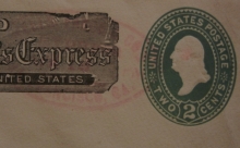 SAN FRANCISCO CALIFORNIA POSTMARK ON WELLS FARGO & CO'S EXPRESS COVER - POSTAL-HISTORY