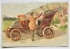 1900s-postcard-if-early-automobile-gold=foil-ink-highly-embossed