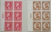 SCOTT 576 AND 577 IMPERF PLATE BLOCKS OF 6 - U.S.-POSTAGE-STAMPS