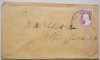 MANCHESTER NEW HAMPSHIRE 1850S COVER WITH SCOTT #11 AND 3 PAID POSTMARK - POSTAL-HISTORY